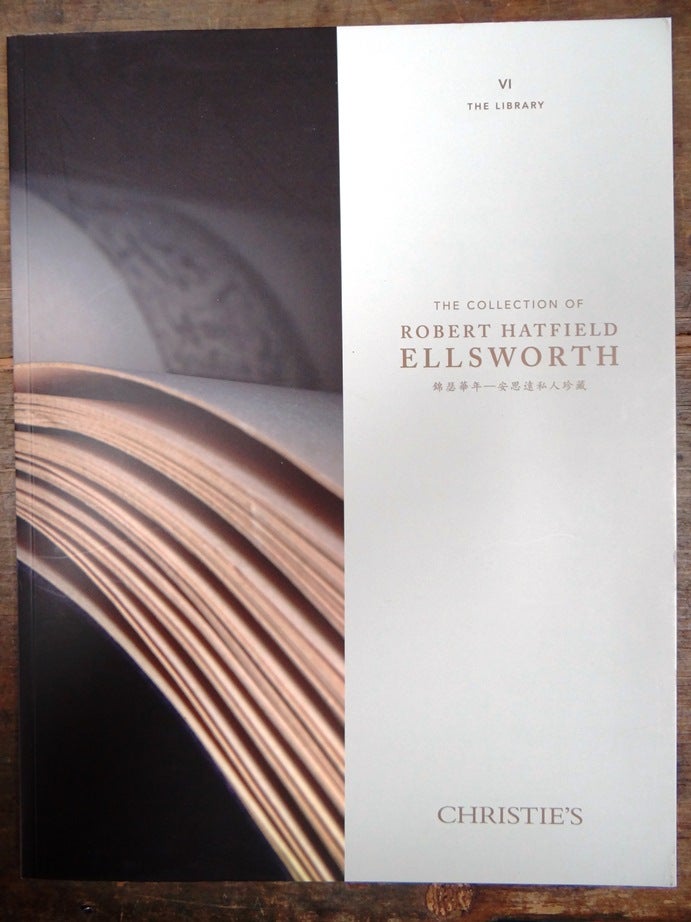 Item #148388 The Collection of Robert Hatfield Ellsworth Volume 6 ONLY The Library