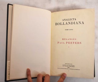 Melanges: Paul Peeters (Analecta Bollandiana, LXVII-LXVIII) (2 vols.)