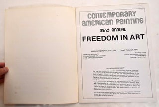 22nd Annual Freedom in Art: Contemporary American Painting
