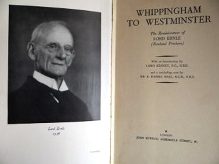Whippingham to Westminster: Reminiscences of Lord Ernle (Rowland Prothero)