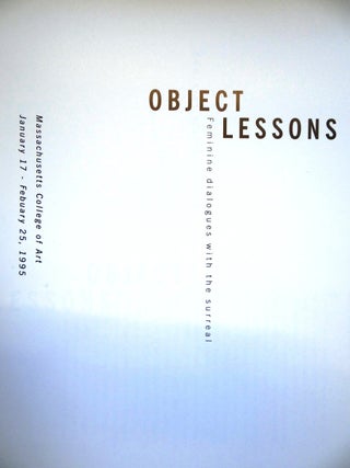 Object Lessons: Feminine dialogues with the surreal