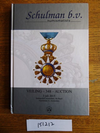 Item #151212 Schulman b.v. Numismatists: Veiling - 348 - Auction, 3 Juli 2015. Eddy Absil