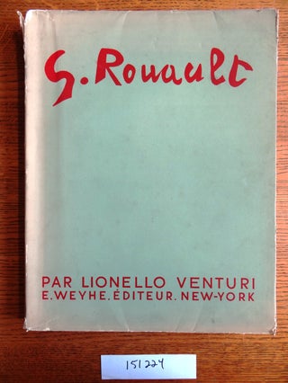 Item #151224 Georges Rouault. Lionello Venturi