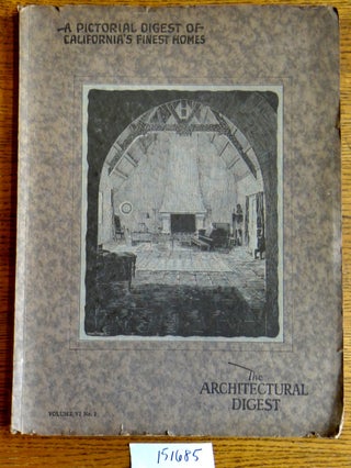 Item #151685 A Pictorial Digest of California's Finest Homes (The Architectural Digest, Volume VI...