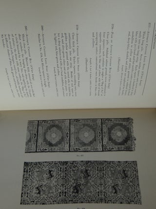 Illustrated Catalogue of a Remarkable Collection of Antique Chinese Porcelains, Pottery, Jades, Screens, Paintings on Glass, Rugs, Carpets and Many Other Objects of Art and Antiquity Formed by Mr. A.W. Bahr, the Well-Known Connoisseur and Authority on the Ancient Arts of China
