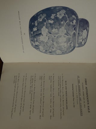 Illustrated Catalogue of the Beautiful Old Chinese Porcelains Comprising the Extraordinary Private Collection Formed by Mr. S.S. Carvalho of New York