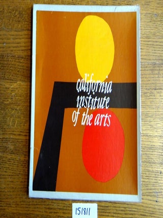 Item #151811 California Institute of The Arts. Richard W. Corrigan