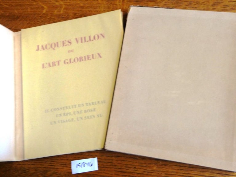 Item #151846 Jacques Villon ou L'Art Glorieux. Paul and Rene-Jean Eluard.