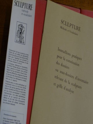 Principes d'analyse scientifique la sculpture methode et vocabulaire