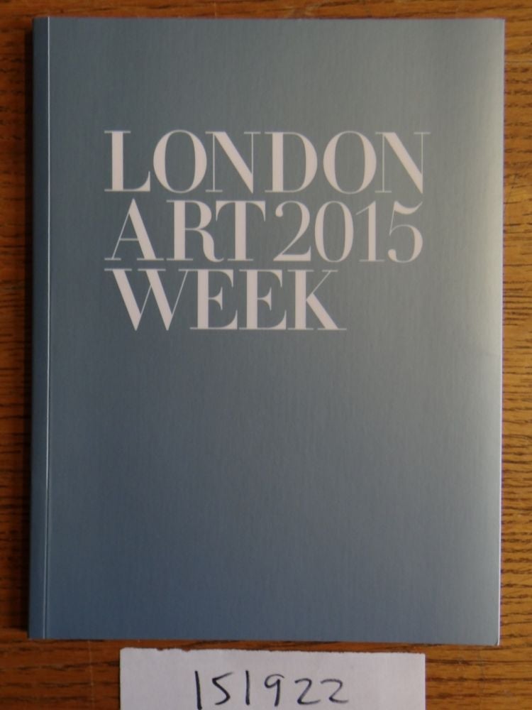Item #151922 London Art Week 2015. Nicholas Penny.