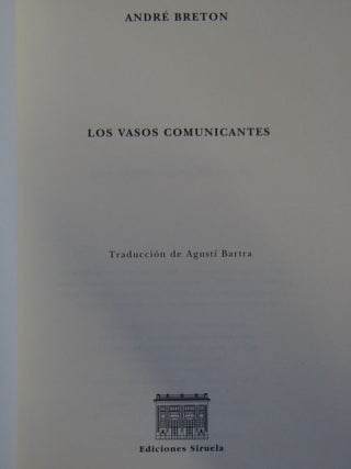 Los Vasos Comunicantes (Libros del Tiempo, 201)