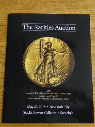 Item #152183 The Rarities Auction: United States and World Coins, United States Currency. Q....