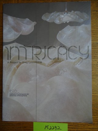 Item #152292 Intricacy: A Project by Greg Lynn FORM. Greg Lynn