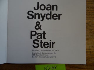 Joan Snyder & Pat Steir