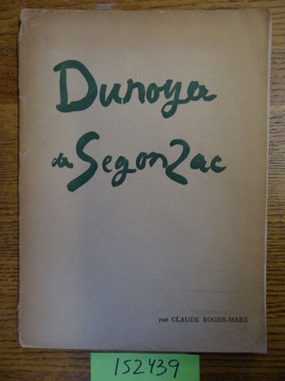 Item #152439 Dunoyer de Segonzac. Claude Roger-Marx