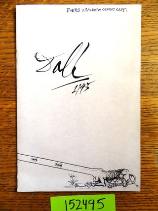 Recent Paintings by Salvador Dali. Savador Dali.