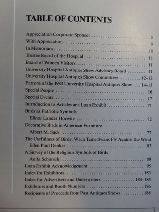 1983 Antiques Show: A benefit for the Hospital of the University of Pennsylvania