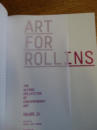 Art for Rollings: The Alfond Collection of Contemporary Art, Volume II