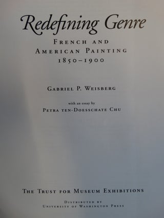 Redefining Genre: French and American Painting, 1850-1900