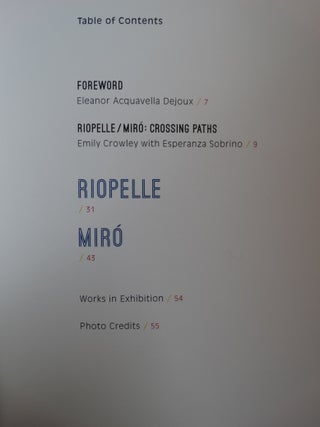 Riopelle / Miró: Color