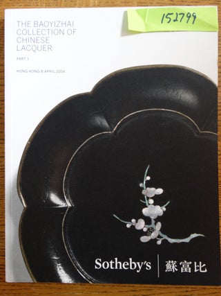 Item #152799 The Baoyizhai Collection of Chinese Lacquer, Part 1. Zhang Rong