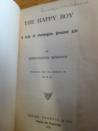 The Happy Boy: A Tale of Norwegian Peasant Life