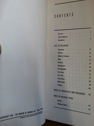 Guide to Modern Architecture, Northeast States