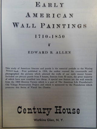 Early American Wall Paintings 1710-1850