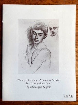 Item #152950 The Evocative Line: Preparatory Sketches for "Israel and the Law" by John Singer...