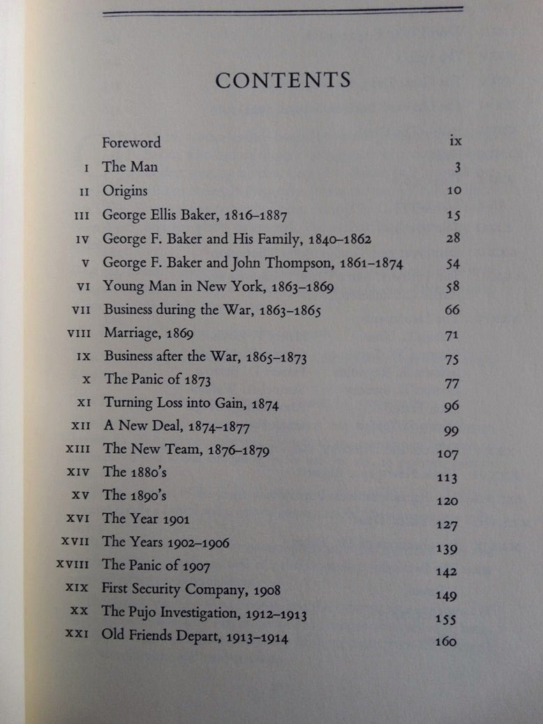George F. Baker and His Bank, 1840-1955: A Double Biography | Sheridan ...