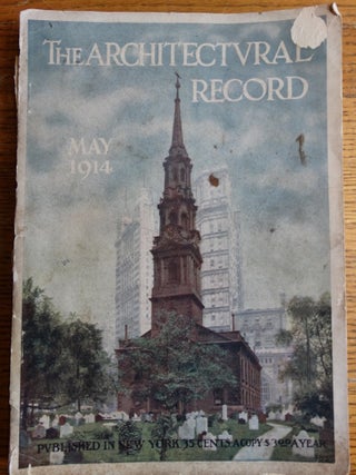 Item #153288 The Architectural Record, May 1914. Michael A. Mikkelsen