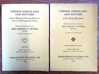 Item #153382 Chinese Porcelains and Pottery; Chinese & Japanese Paintings & Bronzes; Persian and...