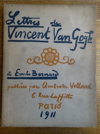 Item #153432 Lettres de Vincent Van Gogh a Emile Bernard 1887-1890. Ambroise Vollard