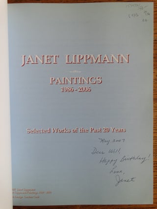 Janet Lippmann: Paintings, 1986-2006: Selected Works of the Past 20 Years