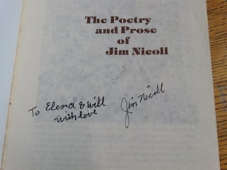 The Poetry and Prose of Jim Nicoll