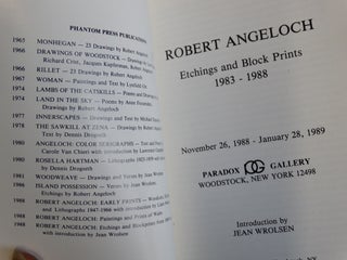 Robert Angeloch: Etchings and Block Prints, 1983-1988