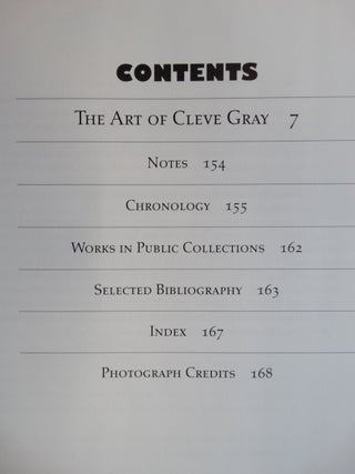 Cleve Gray (Signed)