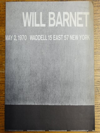 Will Barnet: New Paintings, March 31-May 2, 1970 [Poster