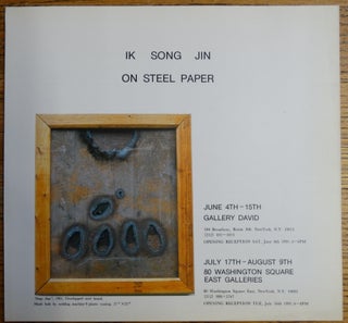 Item #153644 Ik Song Jin: On Steel Paper. Will Barnet