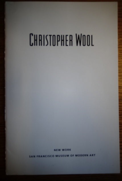 Item #153678 Christopher Wool: New Work. John Caldwell.