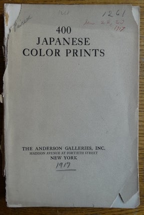 Item #153682 400 Japanese Color Prints Collected by Arnold Genthe. Arnold Genthe
