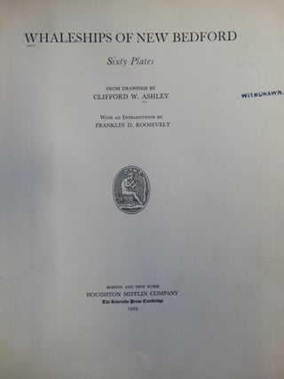Whaleships of New Bedford: Sixty Plates