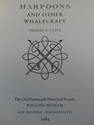 Harpoons and Other Whalecraft