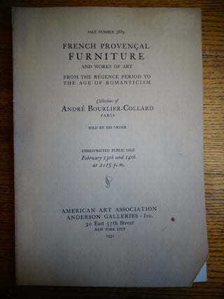Item #153849 Antique French Furniture and Objets d'Art, Including a Remarkable Assemblage of Fine...