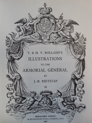 V. & H. V. Rolland's Illustrations to the Armorial General (6 vols. bound as 3)