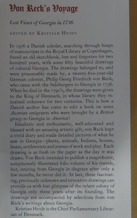 Von Reck's Voyage: Drawings and Journal of Philip Georg Friedrich von Reck