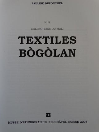 Textiles Bogolan (Collections du Mali, No. 8)