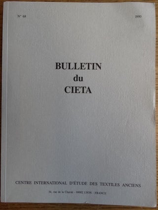 Item #154207 Bulletin du CIETA, No. 68, 1990. Donald and Monique King