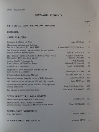Bulletin du CIETA, No. 68, 1990