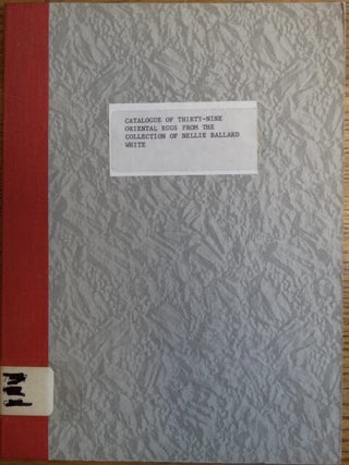Item #154214 Thirty-Nine Oriental Rugs from the Collection of Nellie Ballard White